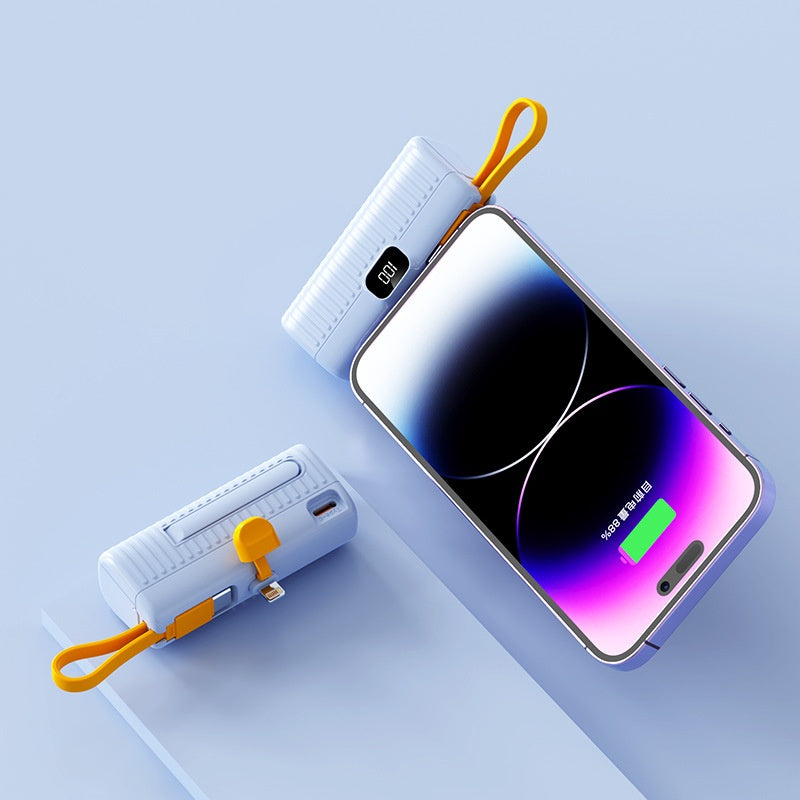 Mini Power Bank Portable for iPhone & USB-C