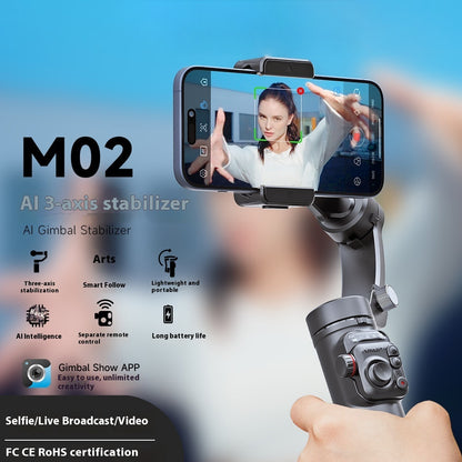 AI 3-Axis Smart Stabilizer Tripod – Auto Tracking for Video & Photo