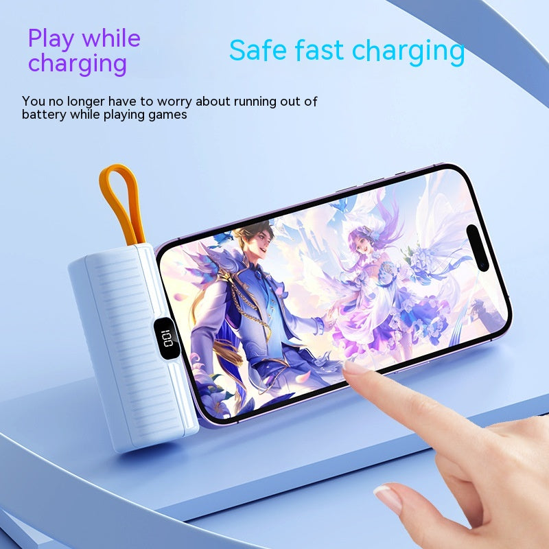 Mini Power Bank Portable for iPhone & USB-C
