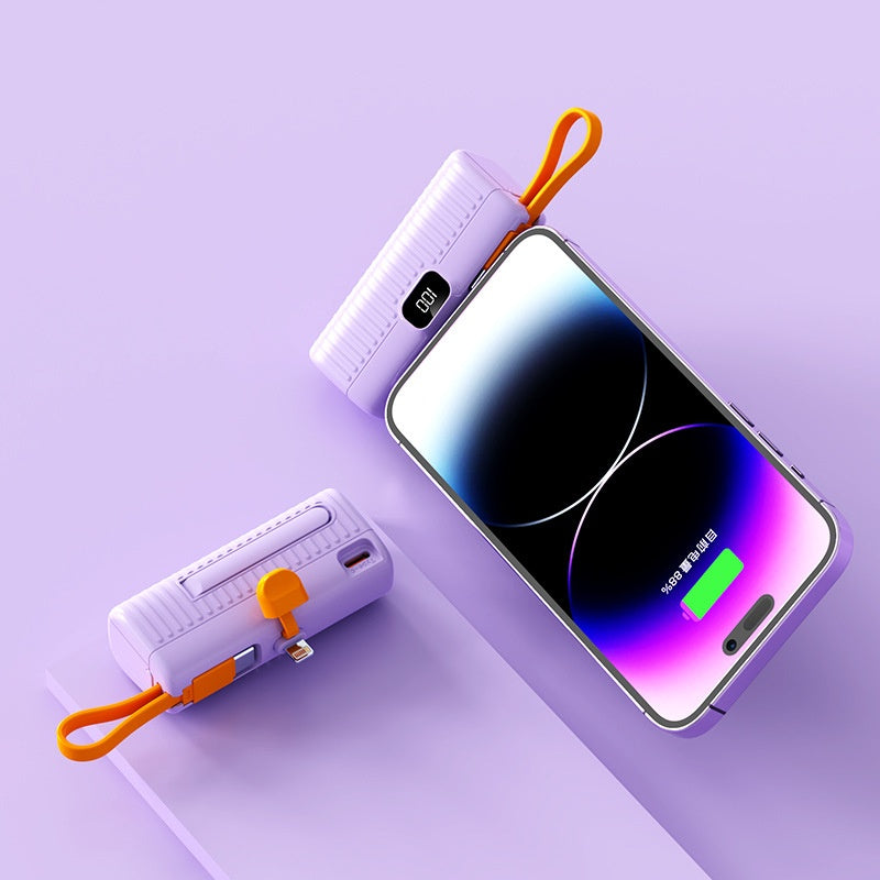 Mini Power Bank Portable for iPhone & USB-C