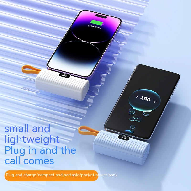 Mini Power Bank Portable for iPhone & USB-C