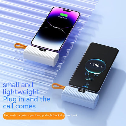 Mini Power Bank Portable for iPhone & USB-C