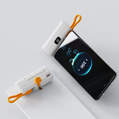 Mini Power Bank Portable for iPhone & USB-C