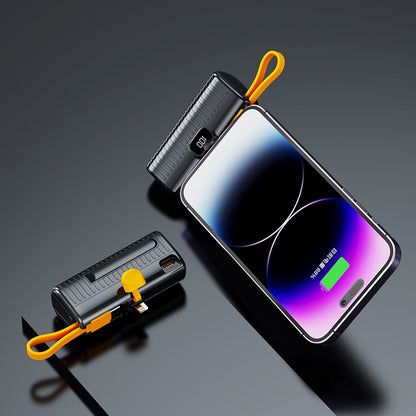 Mini Power Bank Portable for iPhone & USB-C