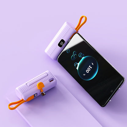 Mini Power Bank Portable for iPhone & USB-C