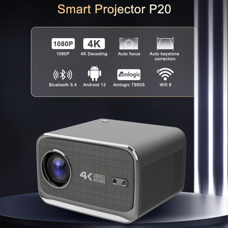 Smart Android 13 Full HD Projector – Portable Home Cinema 1080P