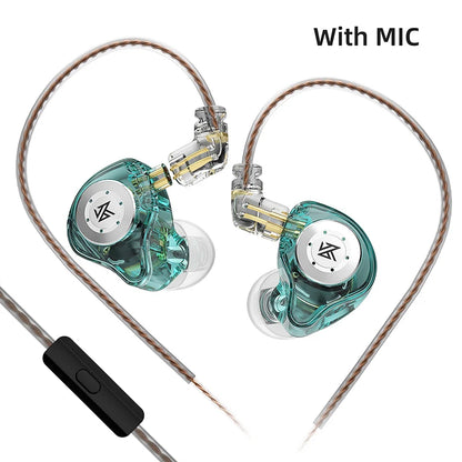 KZ EDX PRO 1DD Dynamic Drive Earphone HIFI Bass Music Earbud Sport Noise Cancelling Headset KZ EDXPRO ZSTX ZSN PRO ZAS ES4 SKS