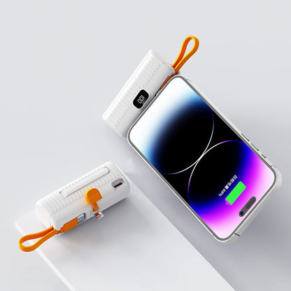Mini Power Bank Portable for iPhone & USB-C