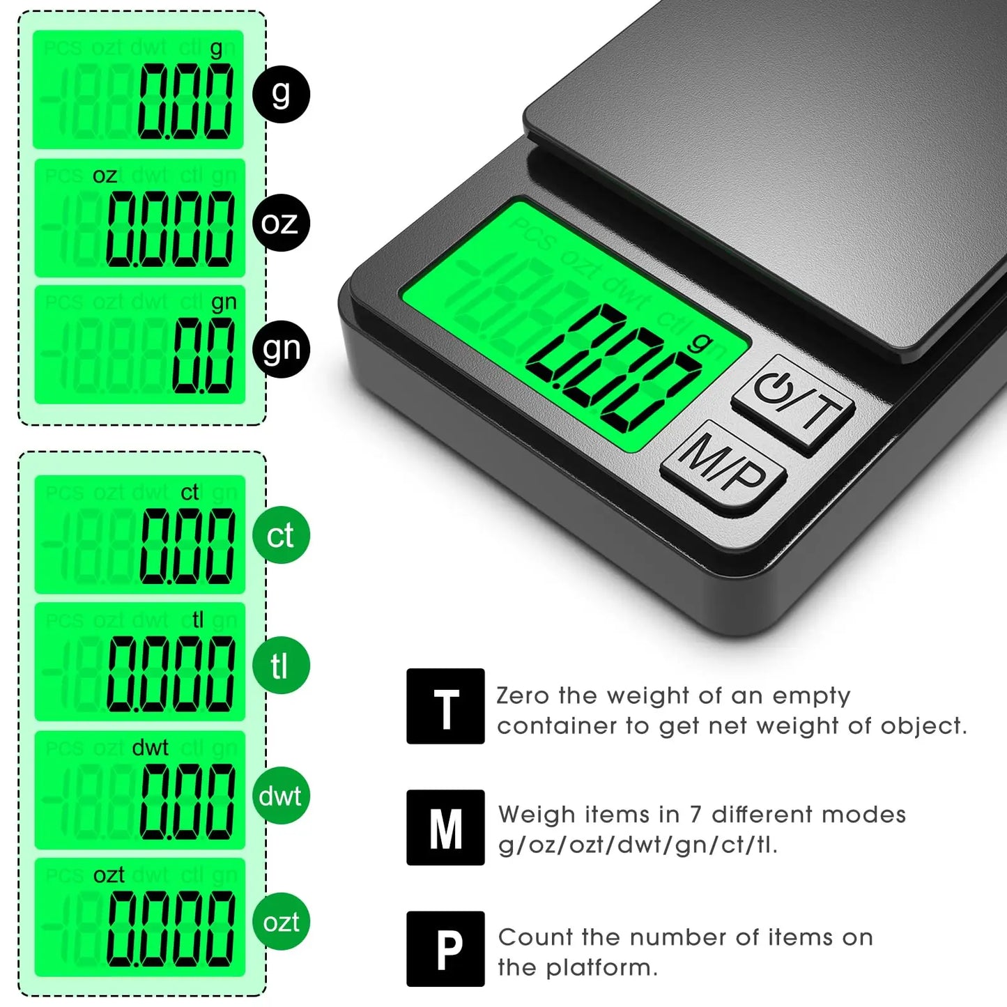 Newest Design Electronics Digital Jewelry Scale 0.01g Accuracy High Quality Digital Pocket Scale Mini Scale Tiny Scale