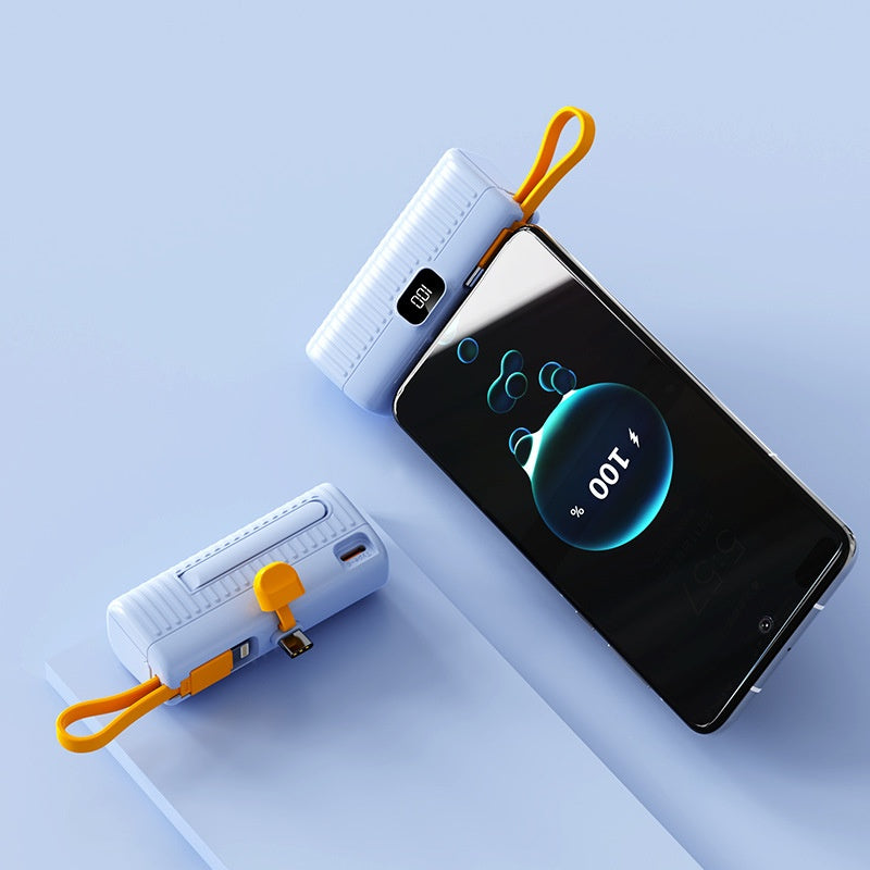 Mini Power Bank Portable for iPhone & USB-C