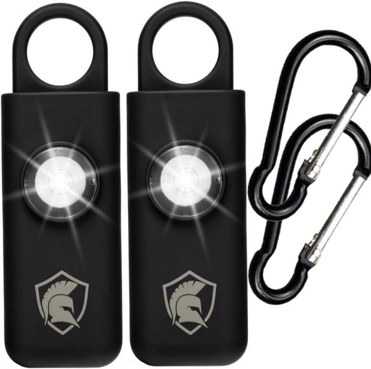 The Original Self Defense Siren – Safety Alarm for Women, Men, Children, Teens, & Elderly W/Sos LED Light & Carabiner. Self Defense Siren Keychain by . 2 Units