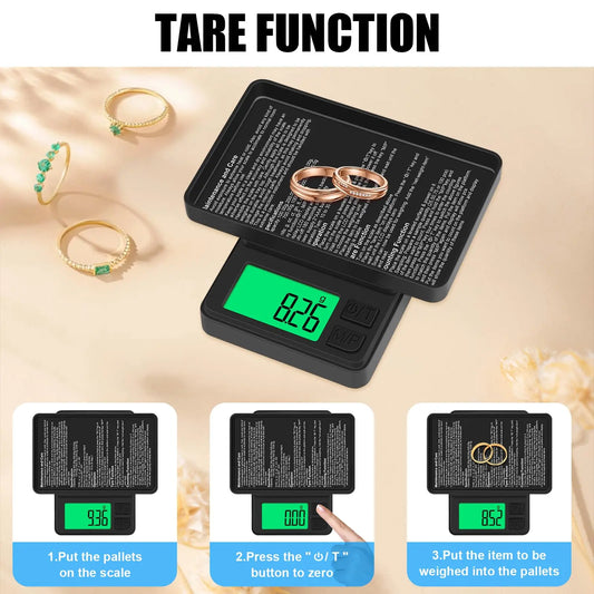 Newest Design Electronics Digital Jewelry Scale 0.01g Accuracy High Quality Digital Pocket Scale Mini Scale Tiny Scale